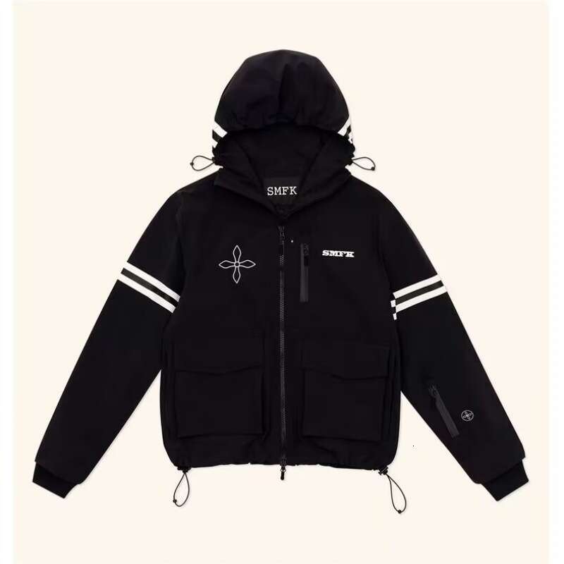 Ski Set Black Garden/Cross Flower Suit Snow Outdoor Sports Jacket Pants Winter