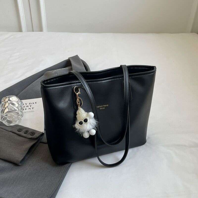 Tote Large Capacity New Versatile Commuter Women's 2024 Trendy And Simple Student Shoulder Bag