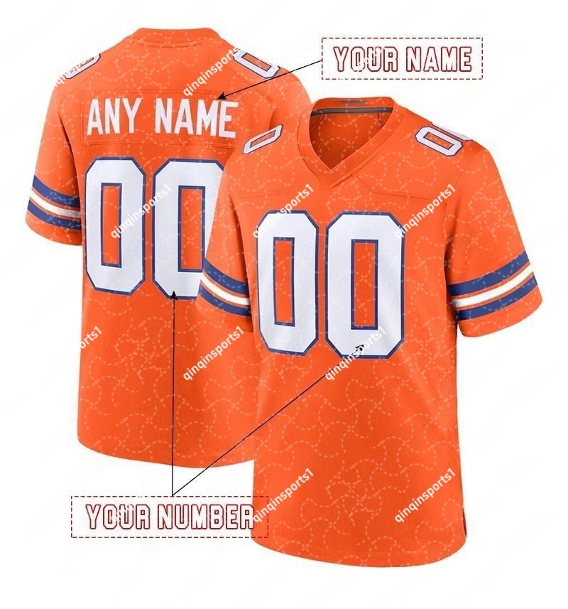 10 Bo Nix 2 Patrick Surtain ll 7 John Elway 23 Barron Personalized Customized Football Jerseys Custom Any Number Name For Men Women Youth 14 Courtland