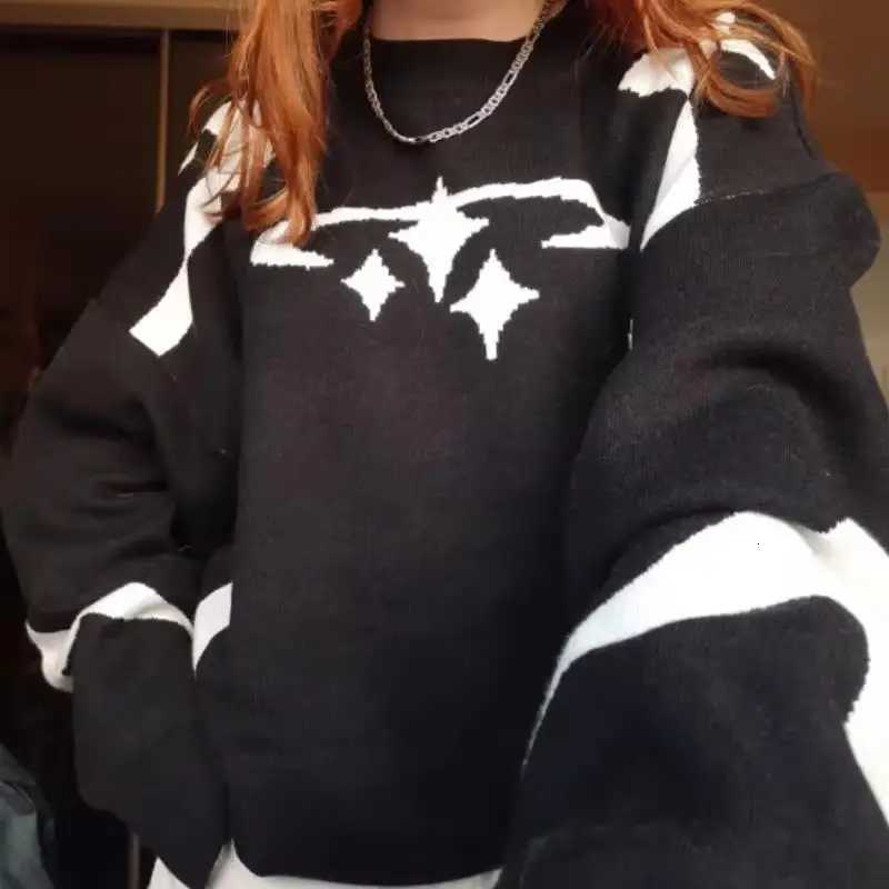 New Hot Selling Y2K Retro Sweater In Autumn And Winter Y2K Star Pattern Sweater Winter Harajuku Sweater Unisex Aesthetic Clothes Z250905
