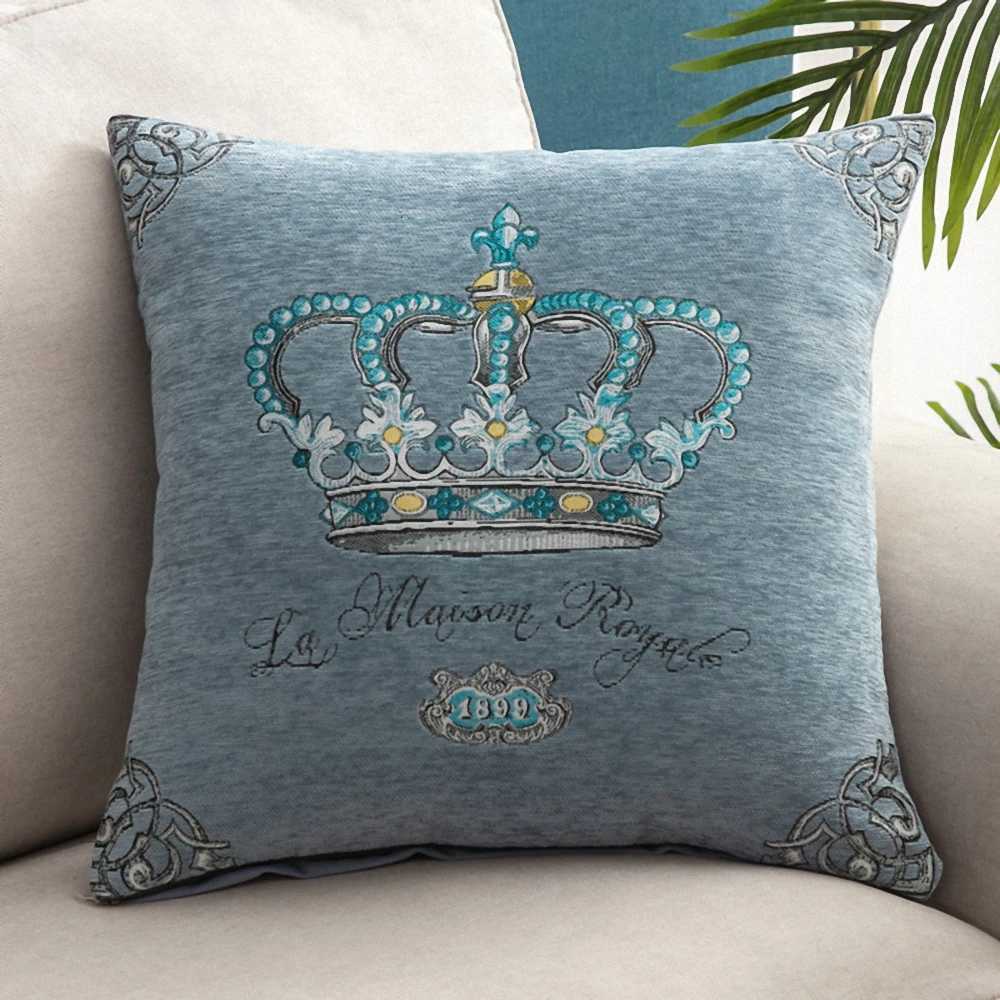 Luxurious Light luxury embroidered pillowcase Square living room Sofa cushion Cervical Pillow Sleeping Pillow Dormitory Pillow Household Y251105
