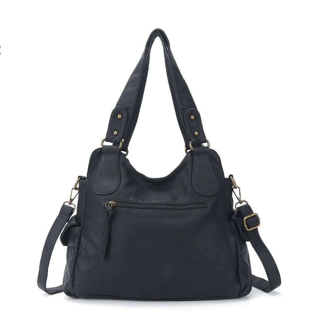 Angel Kiss Women Handbags Denim Blue Shoulder Bags Female Satchel Large Fashion Crossbody Bag Bolsa Feminina