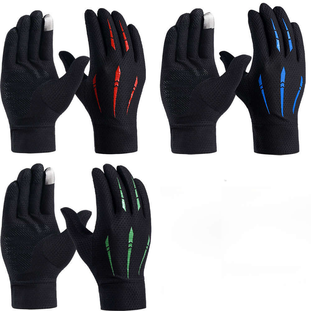 Outdoor Sports Quick-Dry Mountaineering Breathable Lightweight Touchscreen Motorcycle Bicycle Summer Ice Silk Cycling Gloves