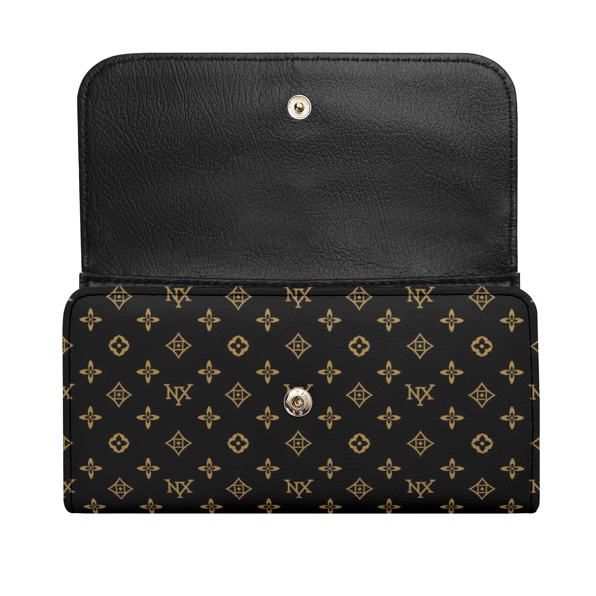 NXY Clutch Long Wallet Litchi Texture Three Fold Large Capacity Wallet Stylish and Functional Long Wallet for Women Elegant and Versatile Clutch Walle