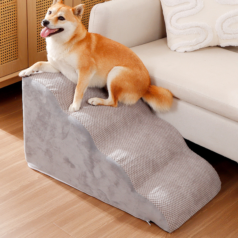 Dog steps for puppies, multi-level optional dog stairs ramp for bed, non-slip pet steps, removable and washable sofa bed ladder for injured dogs, olde