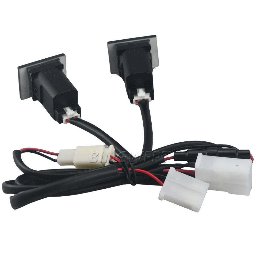 Compatible For Ford Focus 2009-2011 mk2 Fast Car Phone Charger Socket Double QC3.0 Type C PD USB Charging Port Power Adapter