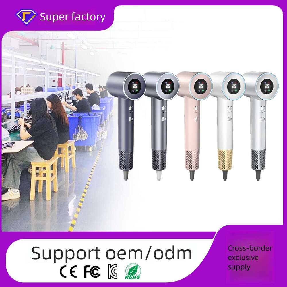 Famous Brand Designer High Speed Hair Dryer Power Supply Fast Drying Strong Wind Constant Temperature Salon Special Hot And Cold Air