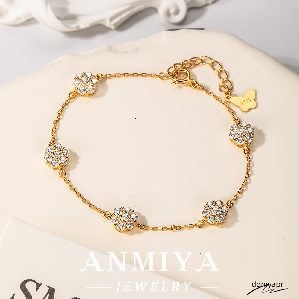 ddmyday Modern Jewelry Geometric Contemporary Design For Trendsetters Sier Clover Bracelet ddmyday ddmyday