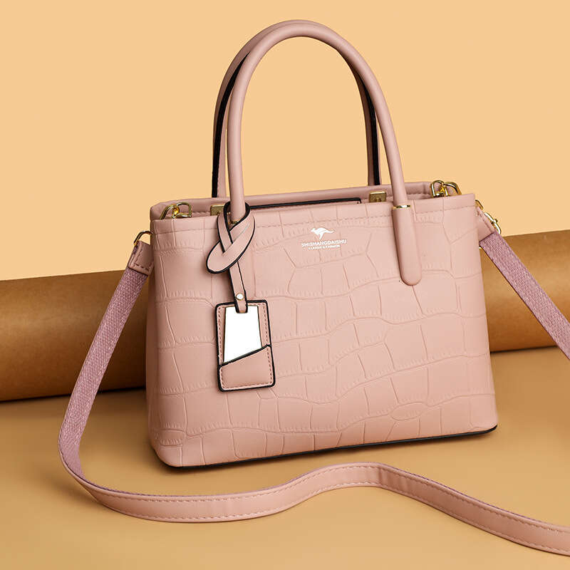 Hot Selling Kangaroo Handbag Crossbody Women's Crocodile Pattern New Shoulder Bag