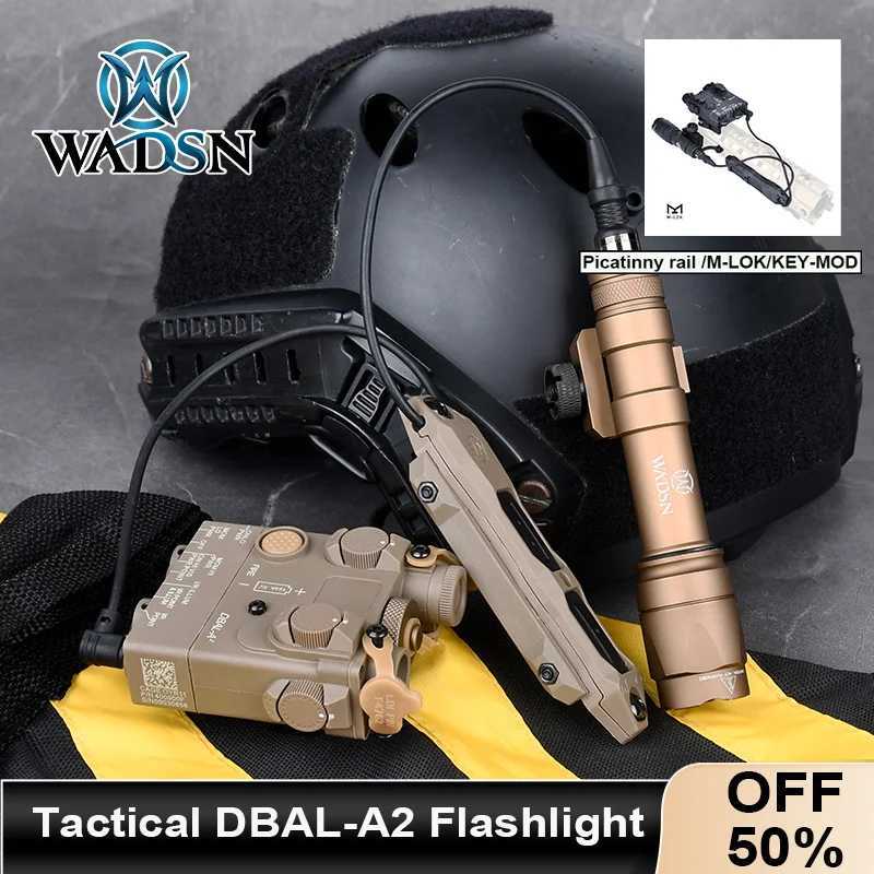 WADSN DBALA2 Red Green Blue LED White light Laser point indicator M300A M600C Flashlight With dual control Pressure SwitchXJ250905