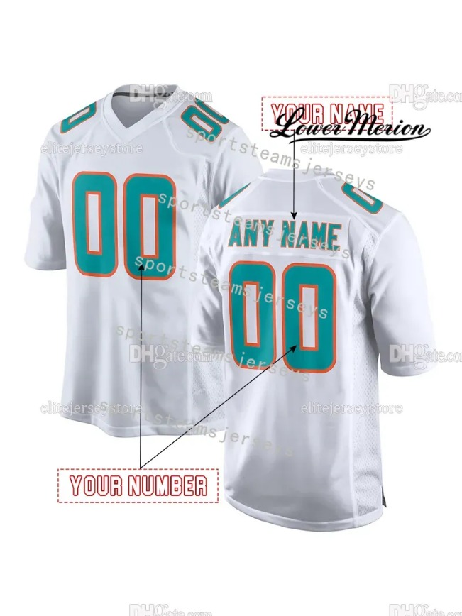 order Personalized Custom 2025 Rivalries Football Jersey No1 Tagovailoa Tyreek Hill Jaylen Waddle Marino Devon Achane Jevon Holland Jaelan Phillips Be