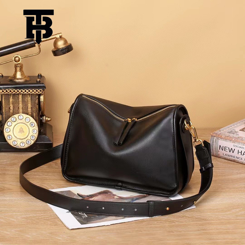 TB BHULAMTE Designer Bag Genuine Leather Bag Women 2025 Luxury Bag New Versatile Large Capacity Crossbody Bag Women's Bag Versatile Casual Soft L