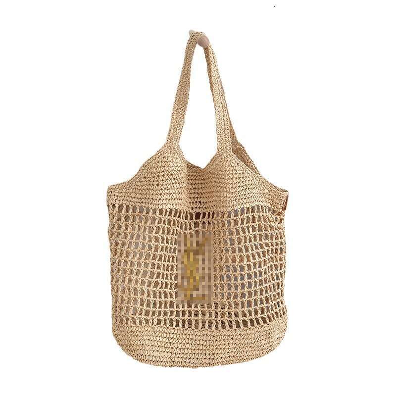 New French Style Large Capacity Hollow Woven Straw Versatile Casual Shoulder Women's Vacation Beach Bag