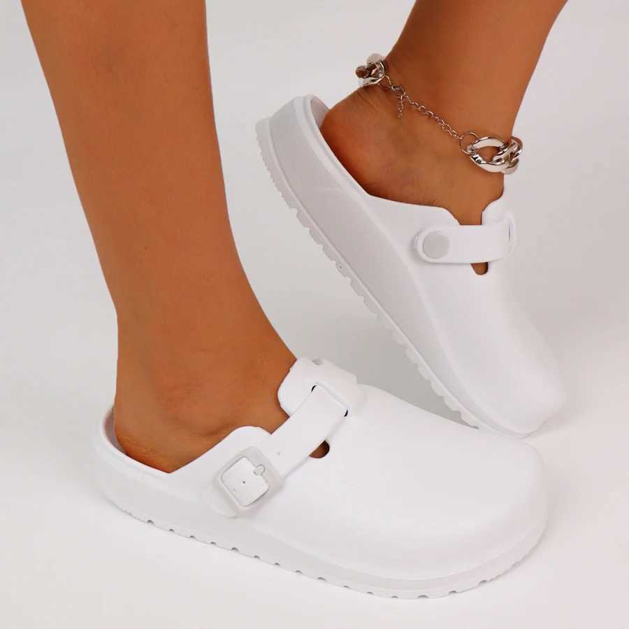 Unisex Spring Nursing Slippers Medical Shoes Womens Garden Sandals EVA Platform Clogs Comfortable SlipOn Footwear W250905