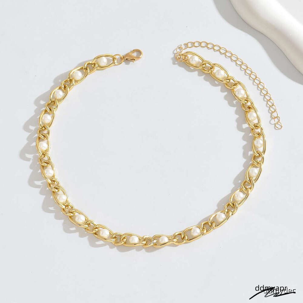 Unique Design Punk Style Necklace Exaggerated Hip-Hop ddmydec Rough Cuban Minimalist Clavicle Chain ddmydec