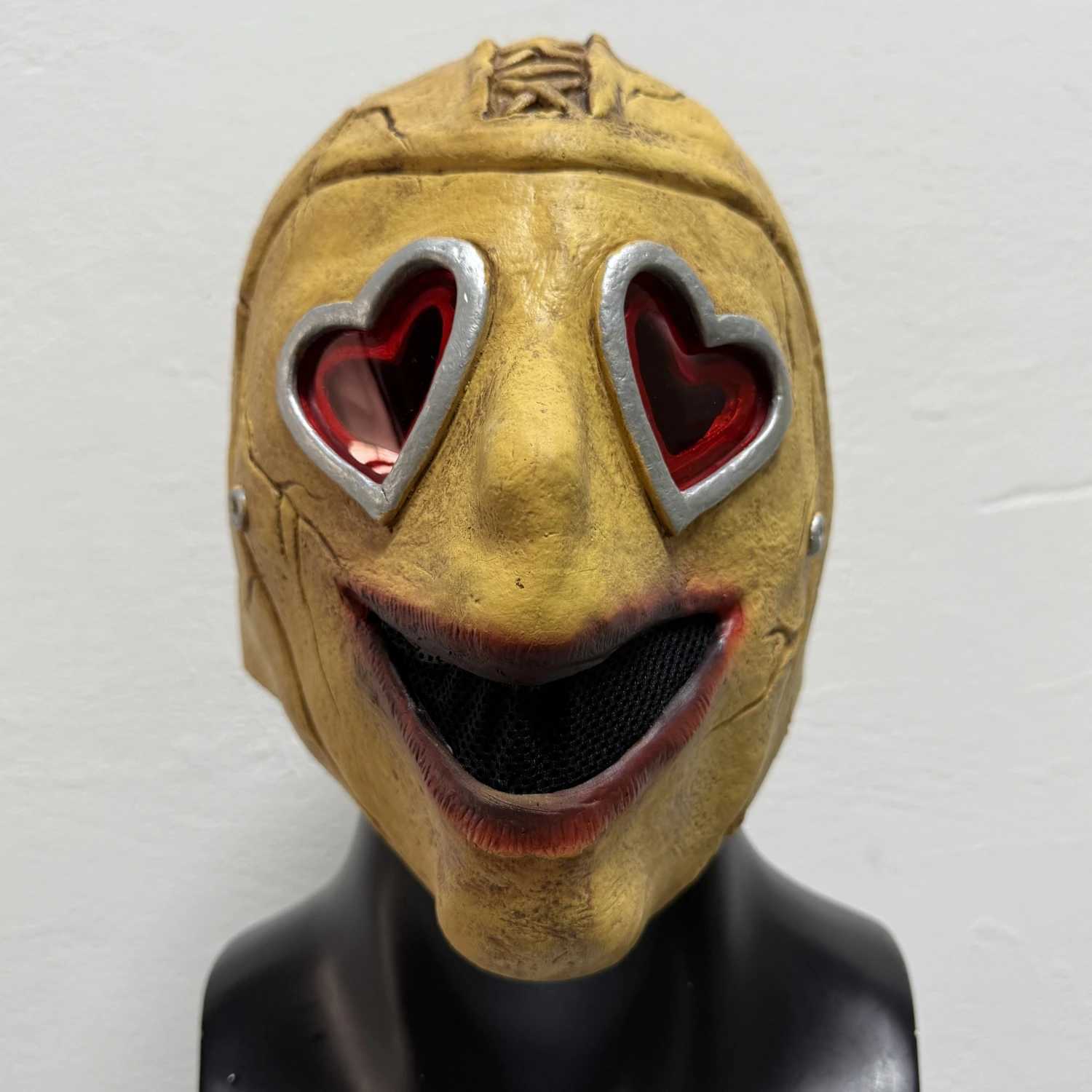 Adult Full Head Heart Eyes Horror Mask Latex Halloween Movie Costume Accessory No LightXJ250905