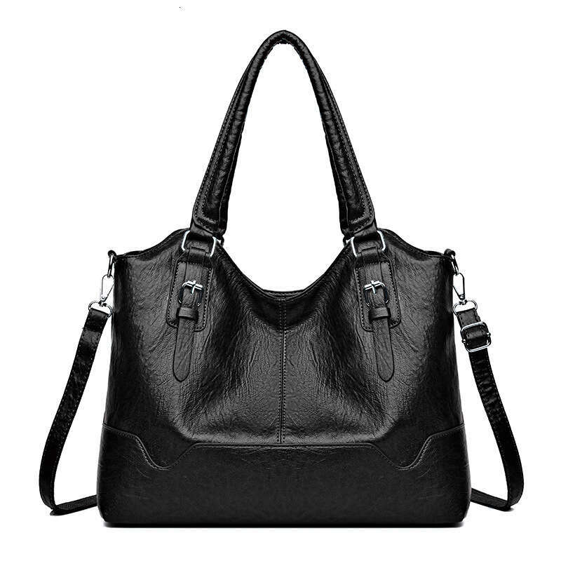2025 Spring New Handbag Tote Soft Leather Large Capacity Shoulder Crossbody Women's Bag
