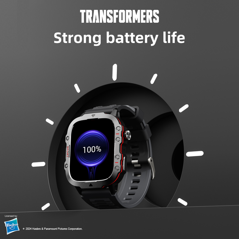 TRANSFORMERS Watch TF-H01 Bluetooth Call Smartwatch 420 Mah Battery IP68 Waterproof Health Monitor Sport Tracker Smart Watch Men Boy