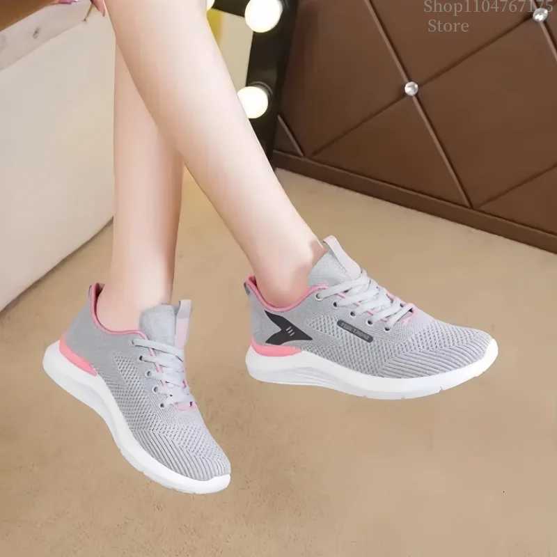 Spring and Autumn MultiFunction Soft Sole for Womens Sneakers Comfortable Casual Running Shoes Breathable and AntiSlip Z250905