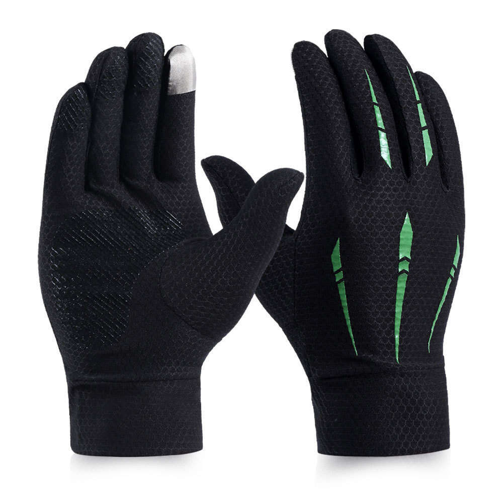 Outdoor Sports Quick-Dry Mountaineering Breathable Lightweight Touchscreen Motorcycle Bicycle Summer Ice Silk Cycling Gloves