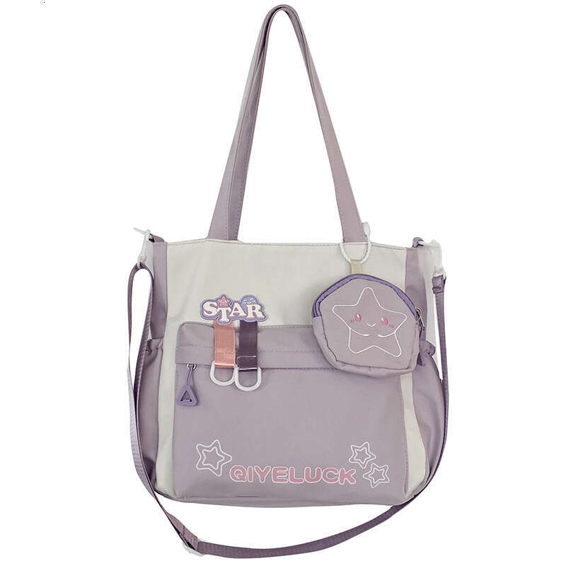 Mother-Daughter Crossbody Teen Girl Handbag Female High Middle School Student Tutoring Class Large Capacity Shoulder Bag