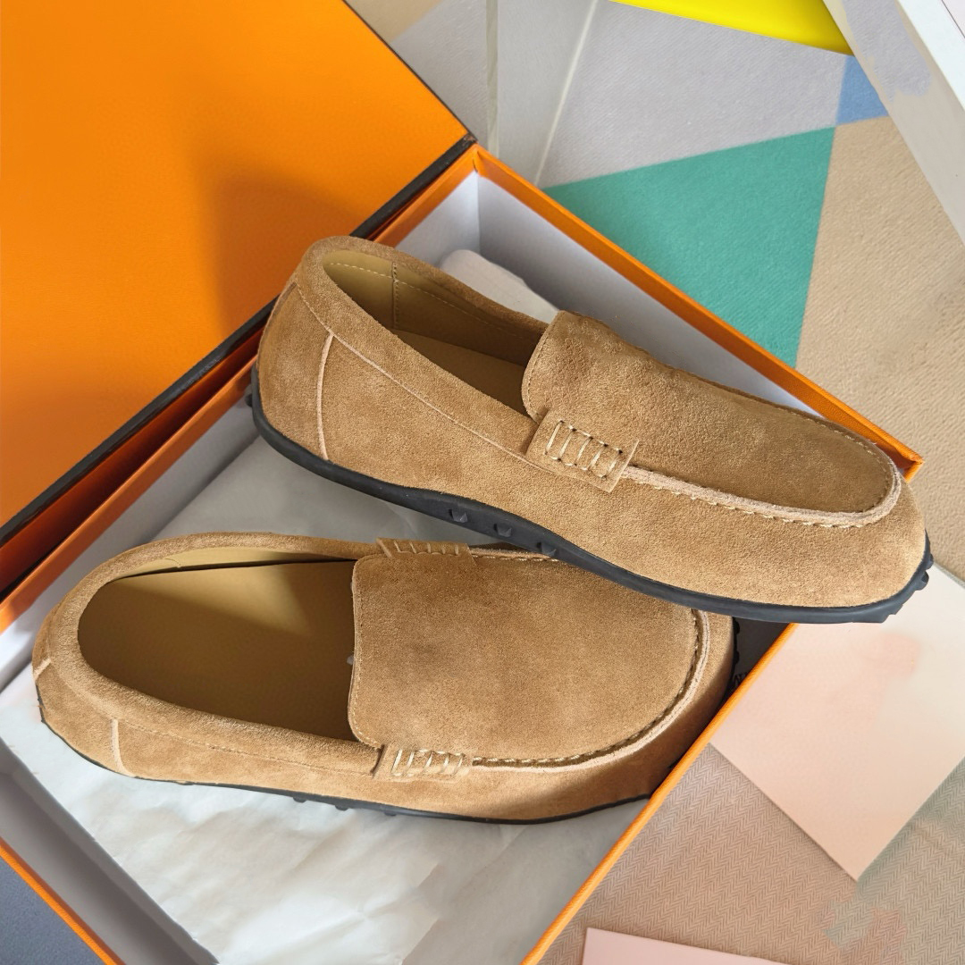 (Order by pic in opt, not by desc) Designer Loafers Shoes Women Loaferssuede material Shoes Women Casual Shoes