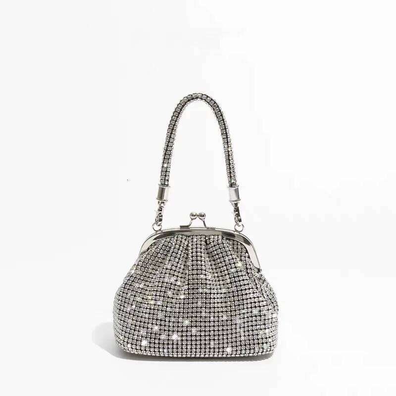 Designer Bags Handle Rhinestones Evening Clutch Bag Purses And Handbag Designer Shiny Crystal Clutch Purse Bucket Bag Shoulder Bags Luxury Bag