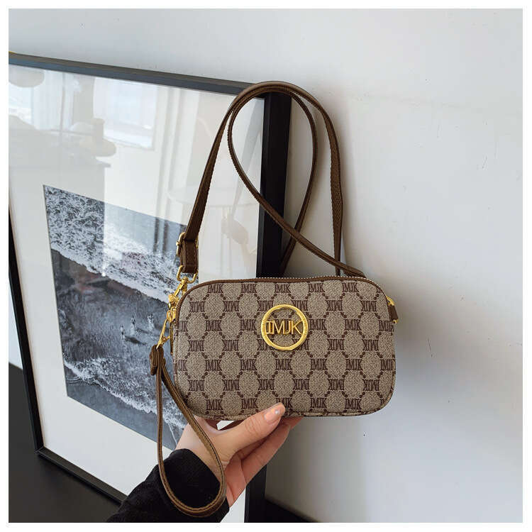 Designer Bag Small Square Bag 2025 New Pattern Printed Lightweight Multi-layer Phone Bag Purse Shoulder Crossbody Bag for Women