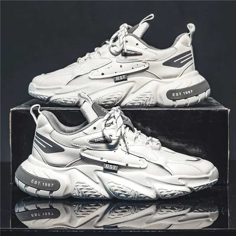 2024 Fashion and Comfortable Mesh Breathable Outsole Shoes Summer Hot Sale Mens Casual Shoes Thick Bottom Breathable Sneakers Z250905