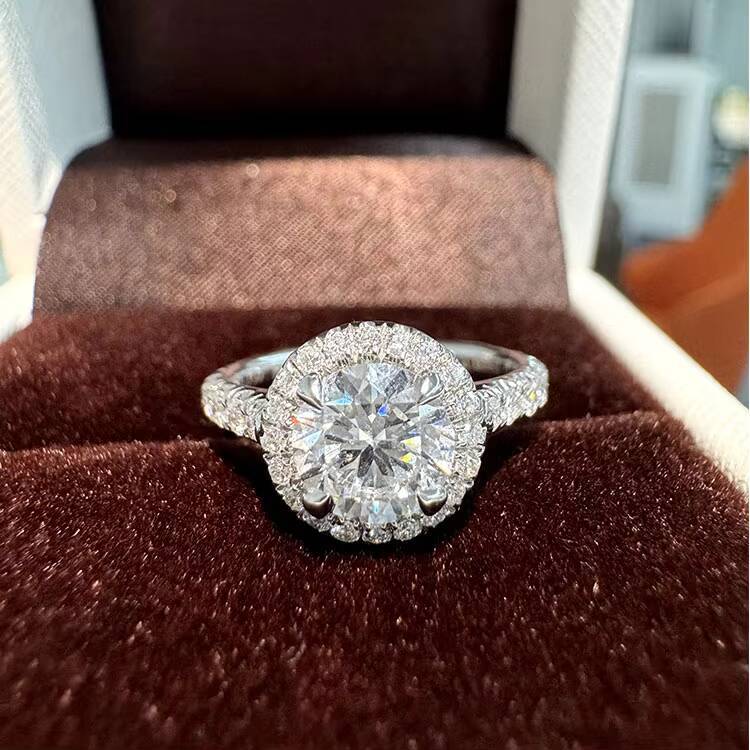 VOAINO IGI Certified HPHT CVD Lab Grown Made Created Diamond Solid Gold Women Wedding Jewelry Engagement Ring