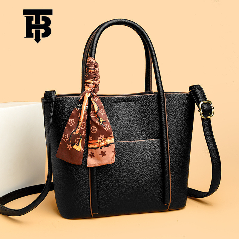 TB BHULAMTE Designer Bag 2025 Women's New Crossbody Commuter Large Capacity Tote Bag Fashion Luxury Bag Trendy Shoulder Bag Cross-border