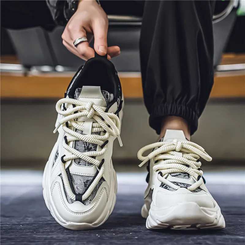 Mens Shoes Comfortable Soft Soled Breathable Casual Shoes New Height Increasing Fashionable Versatile Running Shoes For Men Z250905