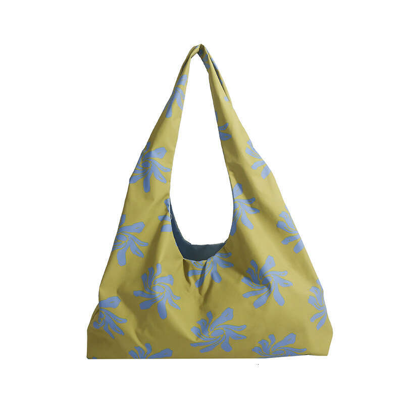 Spring and Summer Lazy Casual Orchid Large Capacity Tote Niche Korean Style Vest Canvas Shoulder Women's Bag