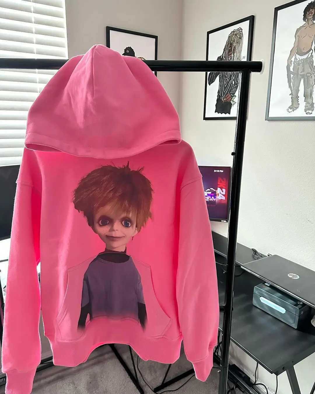 Men's Hoodies Sweatshirts Harajuku Beiri Pink Glen Hoodies Women Streetwear Vintage Oversized Hoodie Y2k Top Sweatshirt Casual Tracksuit Men Clot