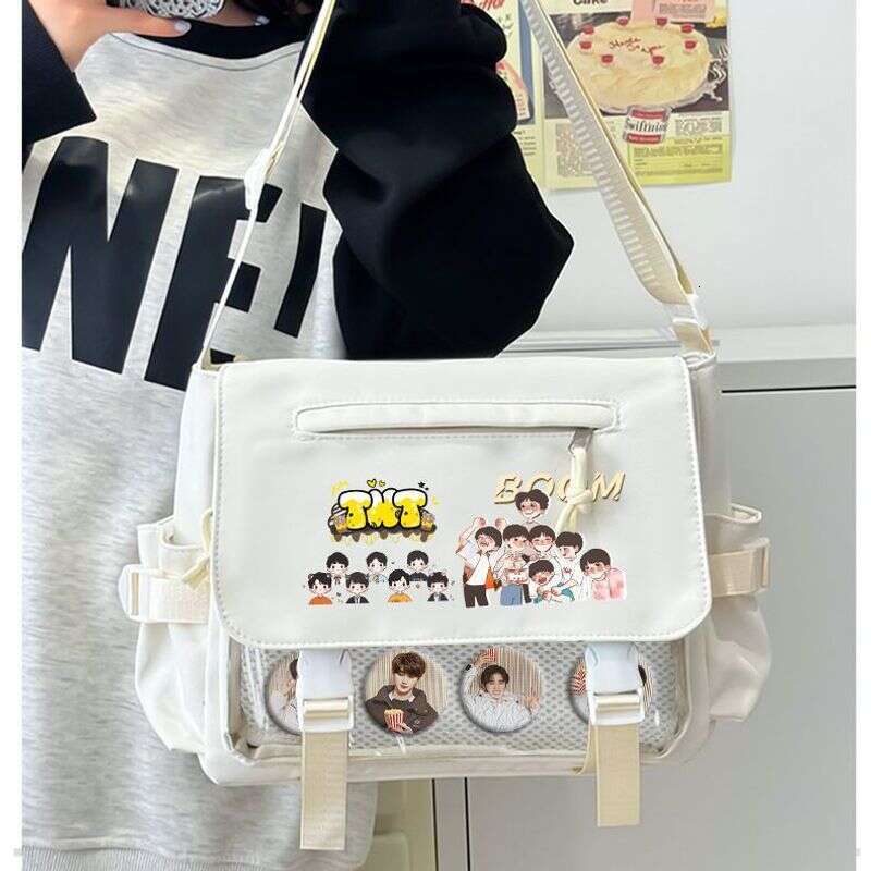 Times Youth League Crossbody Boys Girls, Large Capacity Tutoring for Primary and Secondary School Students, High-Value Lightweight Versatile Pain Bag