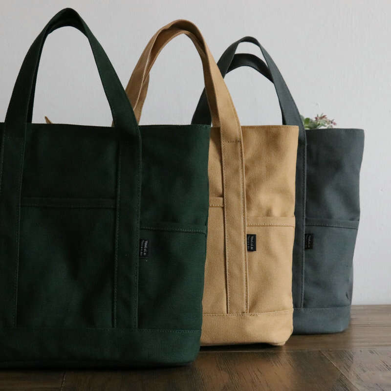 2089 Handheld Canvas Single Shoulder Large Capacity Women's Laptop Water Bottle Lunch Document Business Commuter Bag