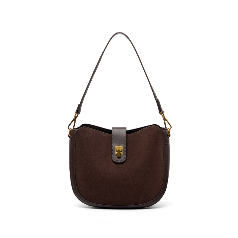 2025 new saddle bag designer versatile commuting crossbody bag fashionable women's shoulder bag