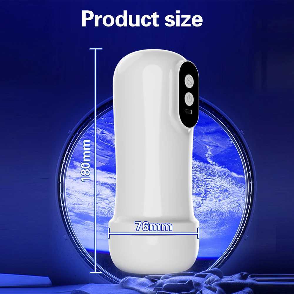 Automatic Sucking Male Masturbator Cup Vibration Blowjob Machine Men Masturbation Masturbate Sex Toys for Adult SuppliesXJ250905