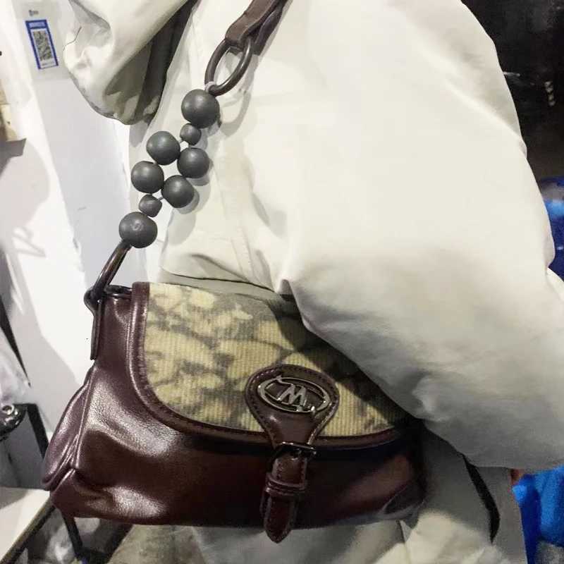 England Style Bags For Women Designer Handbags And Purses 2024 New In PU Beading Sequined Letter Small Underarm Shoulder Z250903