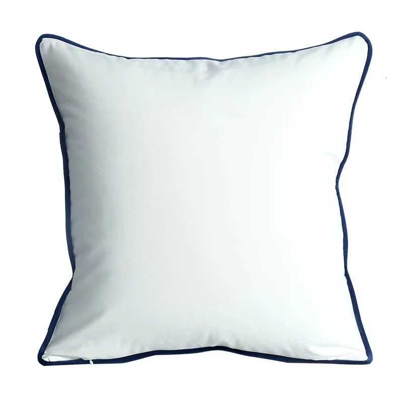 Luxury White case Cotton European Embroidered Cushion Cover Horse Square for Bedroom Sofa Home Decor Y250905