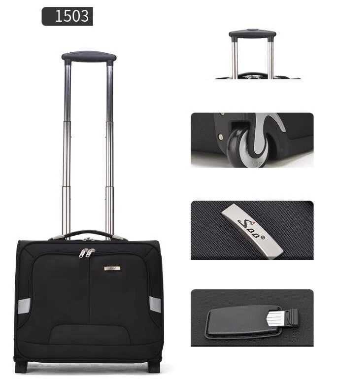 Men Rolling Trolley Suitcase Carry on Travel Trolley Bag Wheeled Luggage Bags Men Spinner Suitcase Men Carry On hand Luggage bag Z250905