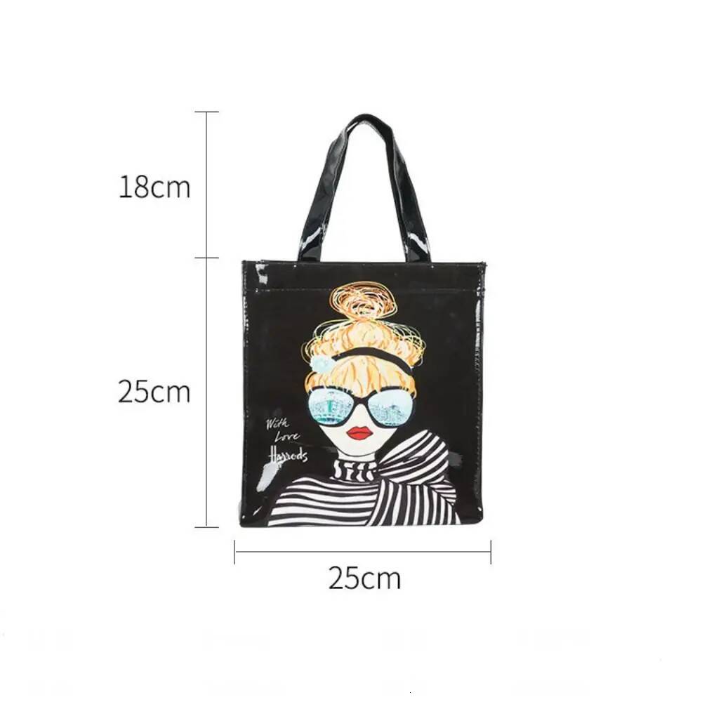 Fashion PVC Shopping Purses Reusable Large Capacity Women's Tote Shopper Bag Waterproof Eco Friendly Beach Handbag high-quality