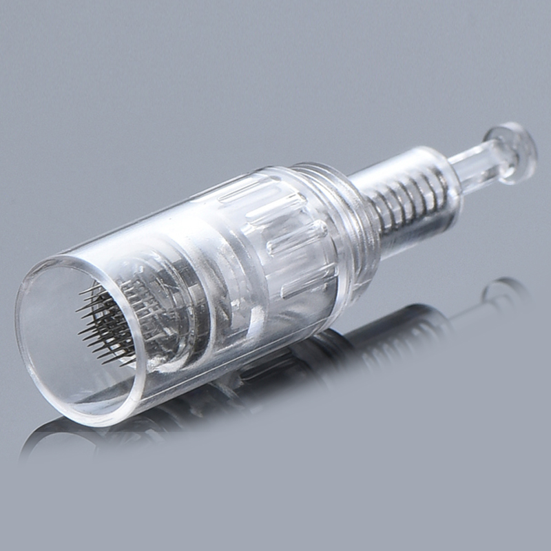 Silicone Tip Nano Needles MTS Treatments Mesotherapy Tips Facial Rejuvenation Dermapen Screw Cartridges 9 12 24 36 42 Pins