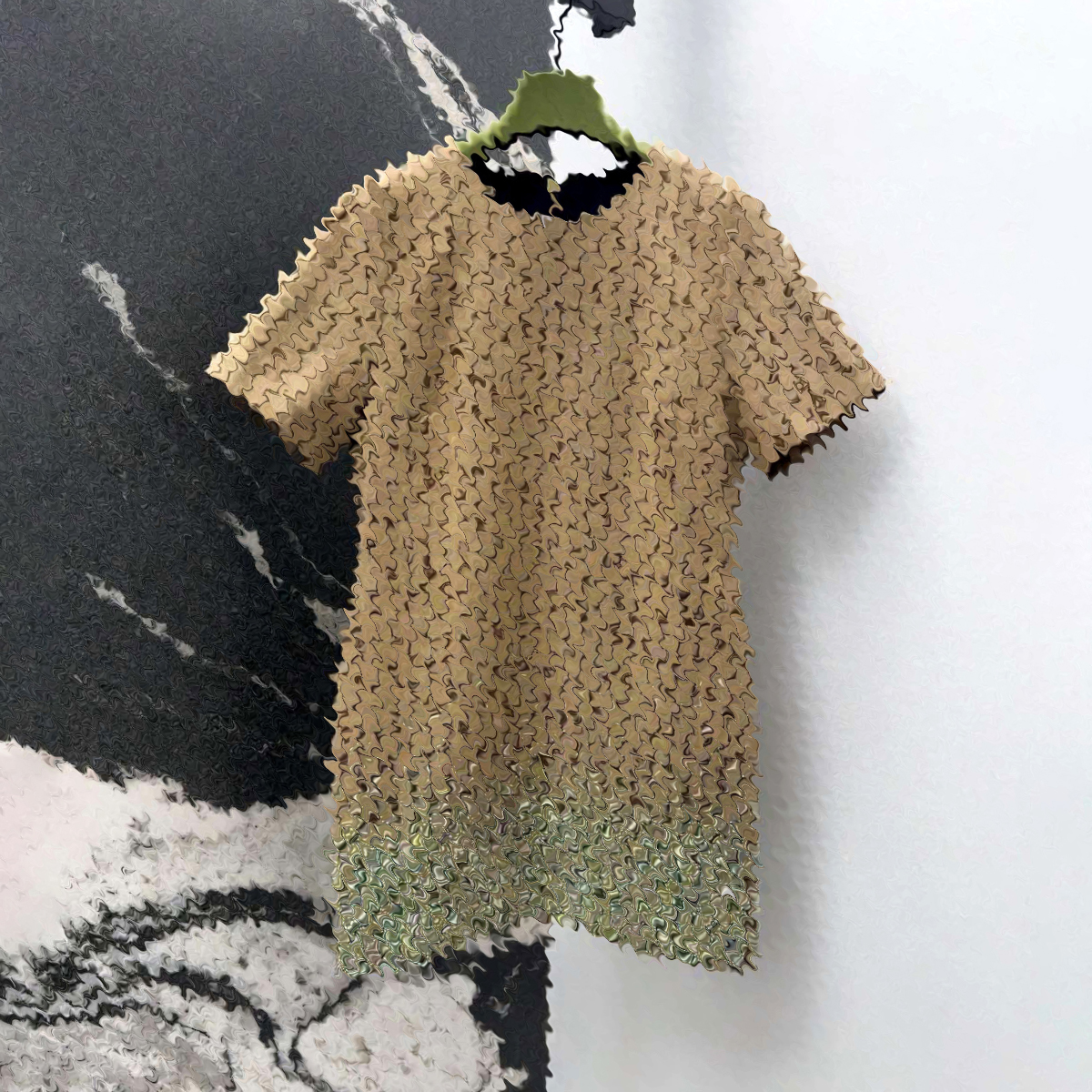 Women's Clothing Dresses Basic & Casual Dresses High quality Women's Designer Retro Diamond Set High end Party Casual Short sleeved Dress S-2XL