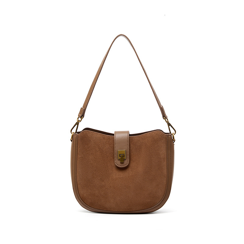 2025 new saddle bag designer versatile commuting crossbody bag fashionable women's shoulder bag