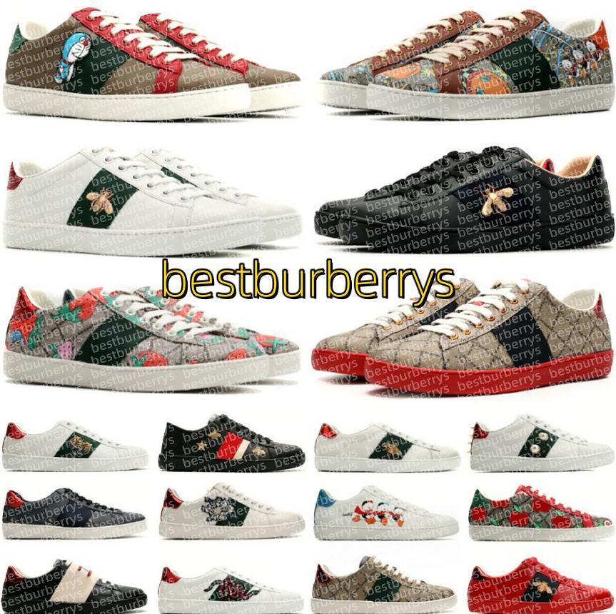 Designer Casual Shoes Sneakers Low Womens Shoes Bee Snake Tiger mens shoes Walking Sneakers Outdoor daily dressing running Rubber sole running size 35-45
