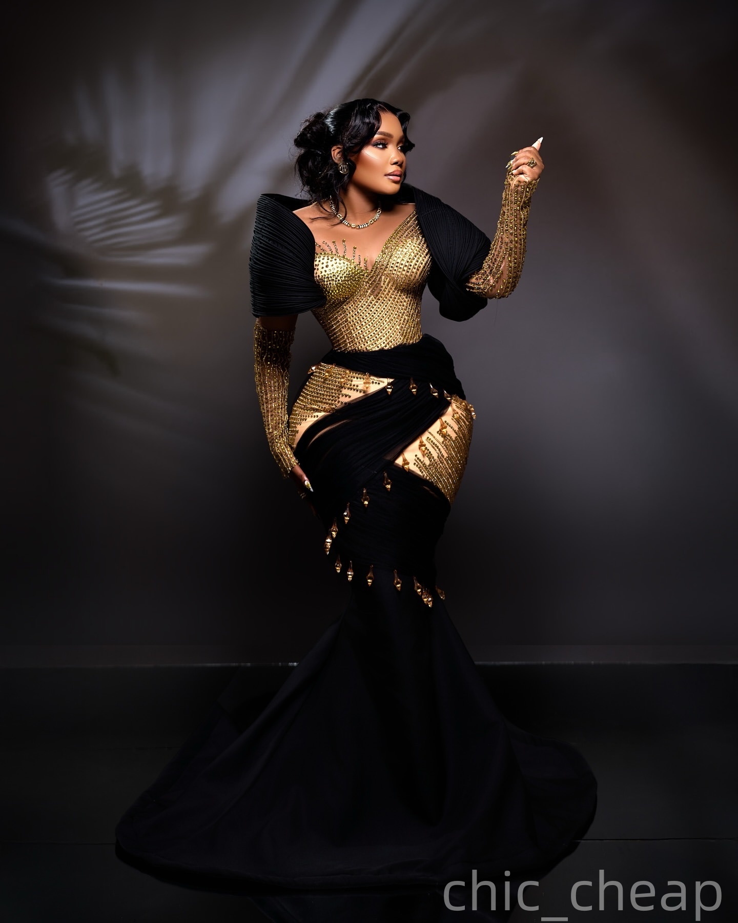 Aso Ebi Mermaid Black Prom Dresses 2025 Crystals Illusion Sparkling Evening Formal Party Second Birthday Engagement Gowns Plus Size Dress For Special 