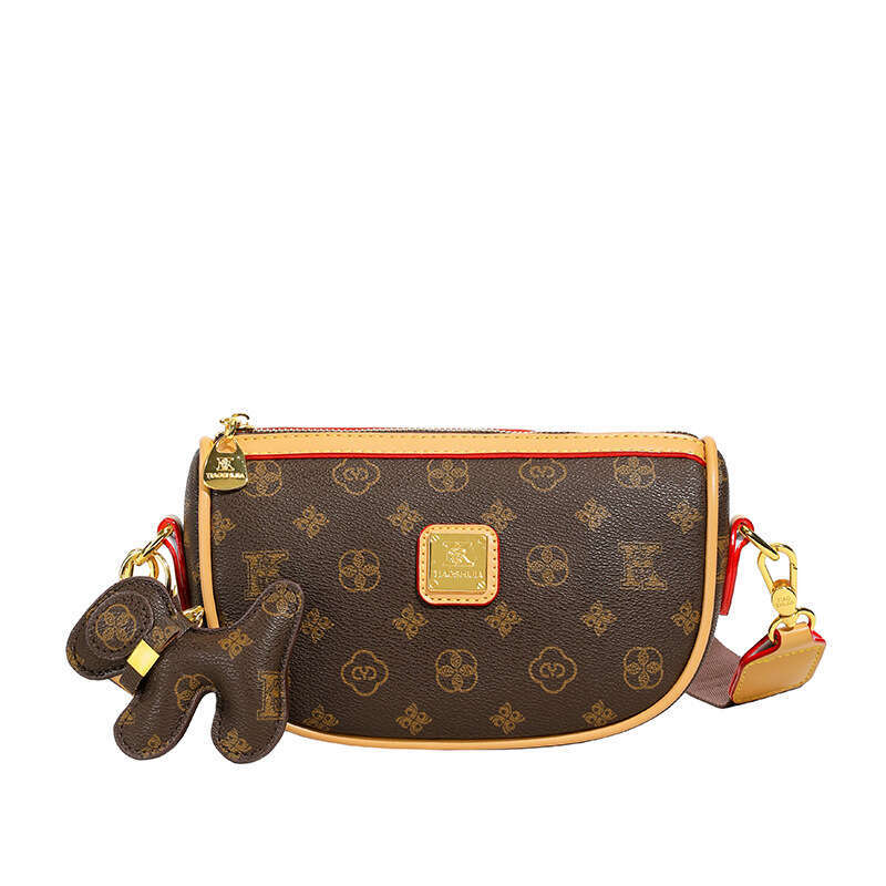 Designer Bags Shoulder Bag Wide Strap Dumpling Bag 2025 New Letter Printed Versatile Shoulder Crossbody Bag for Women