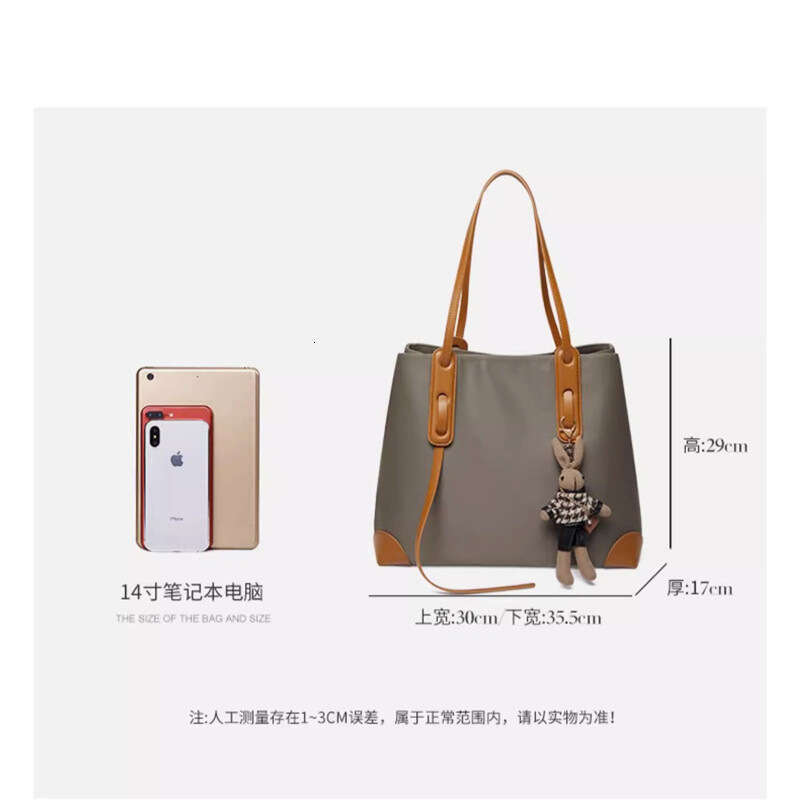 Trendy for Women 2025 New Fashion Single Shoulder Designer Bags Tote Large Capacity Commuter Women's High-end Canvas Bag