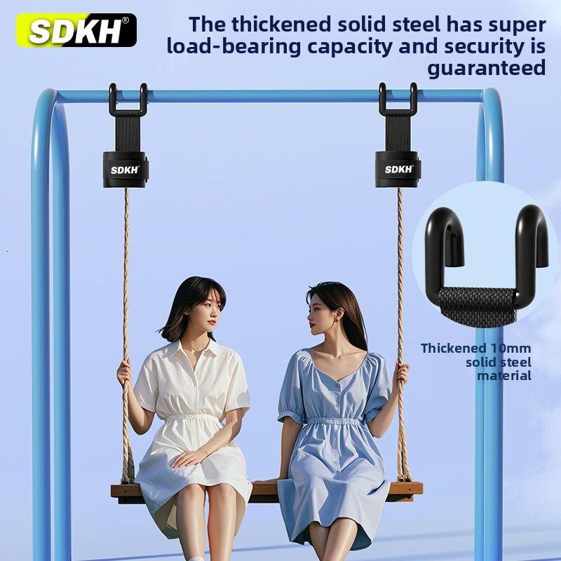 Bar Pull-up Assist Weightlifting Deadlift Strength Training Wrist Support Hook Stretching Lumbar Traction Device